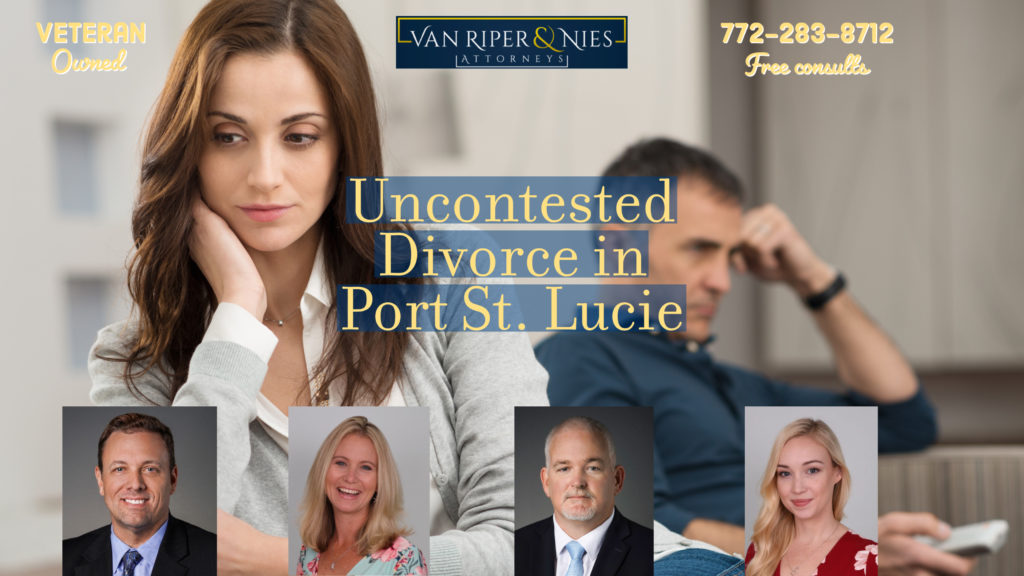 Uncontested Divorce Port St Lucie Couple