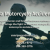 Photo of rider on a motorcycle and photo of Florida motorcycle accident personal injury lawyer Tim Nies