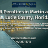 Photo of bridge in Stuart FL with photos of DUI defense attorneys in Martin and St Lucie County FL with text referring to DUI penalties